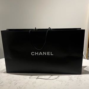 authentic Chanel large shopping bags